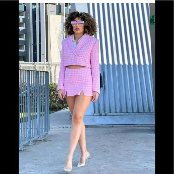 ZARA TEXTURED SKORT - Picture 4 of 4